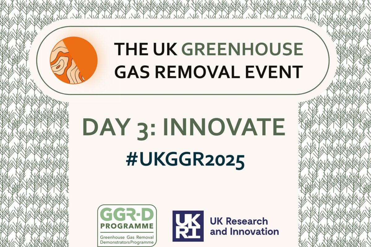 The UK GGR Event Day 3: Innovate