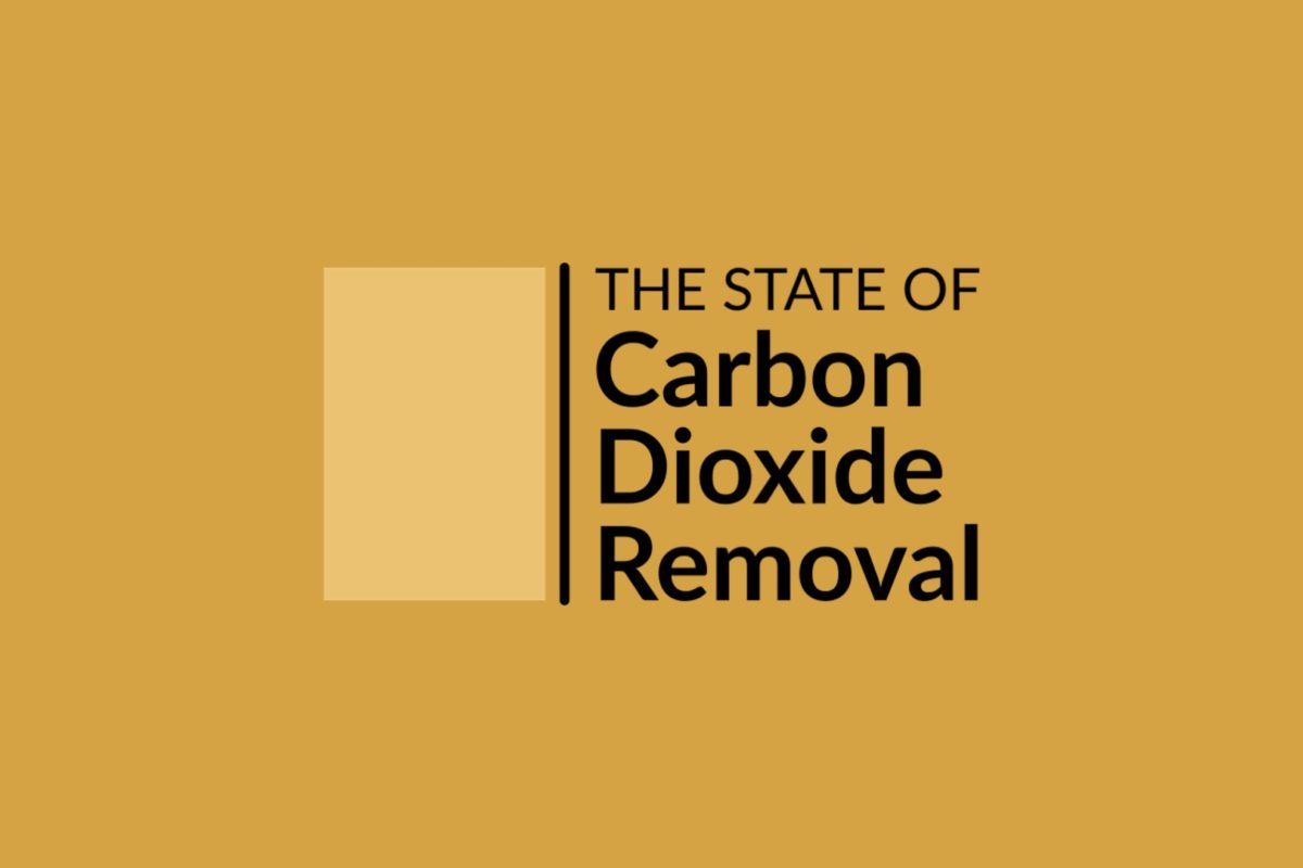 The State of Carbon Dioxide Removal – Report launch